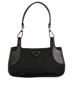 Tessuto Shoulder Bag, Nylon, Black, DB/S, 1*